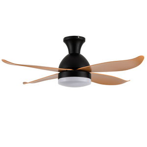 Pakistan Flush Mounted Home Decor Dc Motor Led Ceiling Fan With Lights And Remote Control