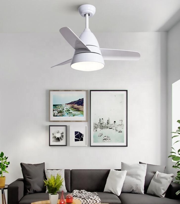 36 inch low power consumption small size children ceiling fan with led light kit