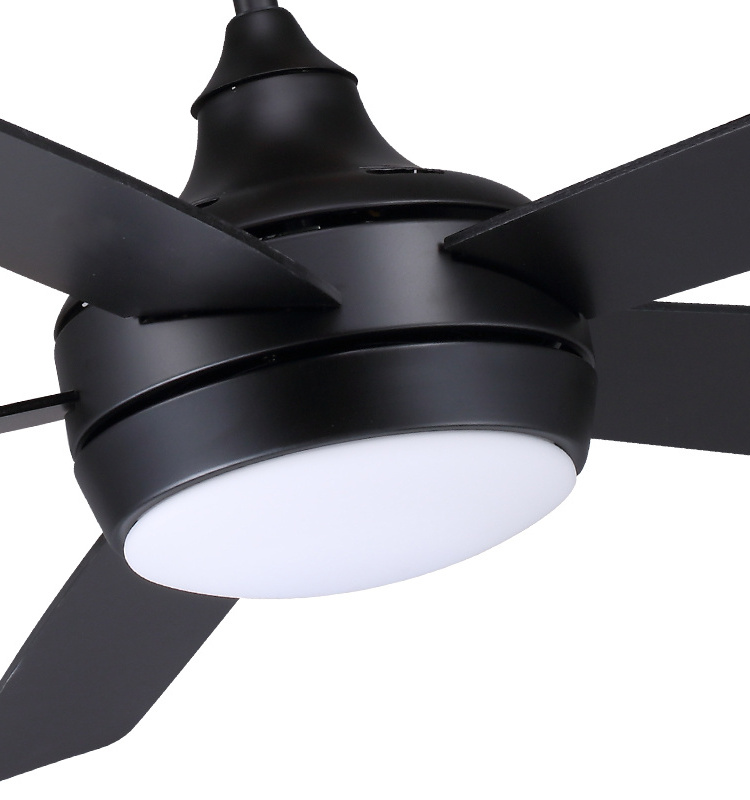 new design factory indoor use with LED light kit and remote control big size wood blades AC DC motor option ceiling fan