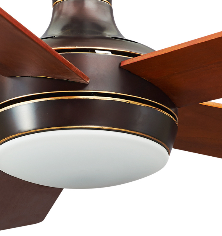 Expensive flush mounted wooden ceiling fan with LED light and remote control ceiling fans wood