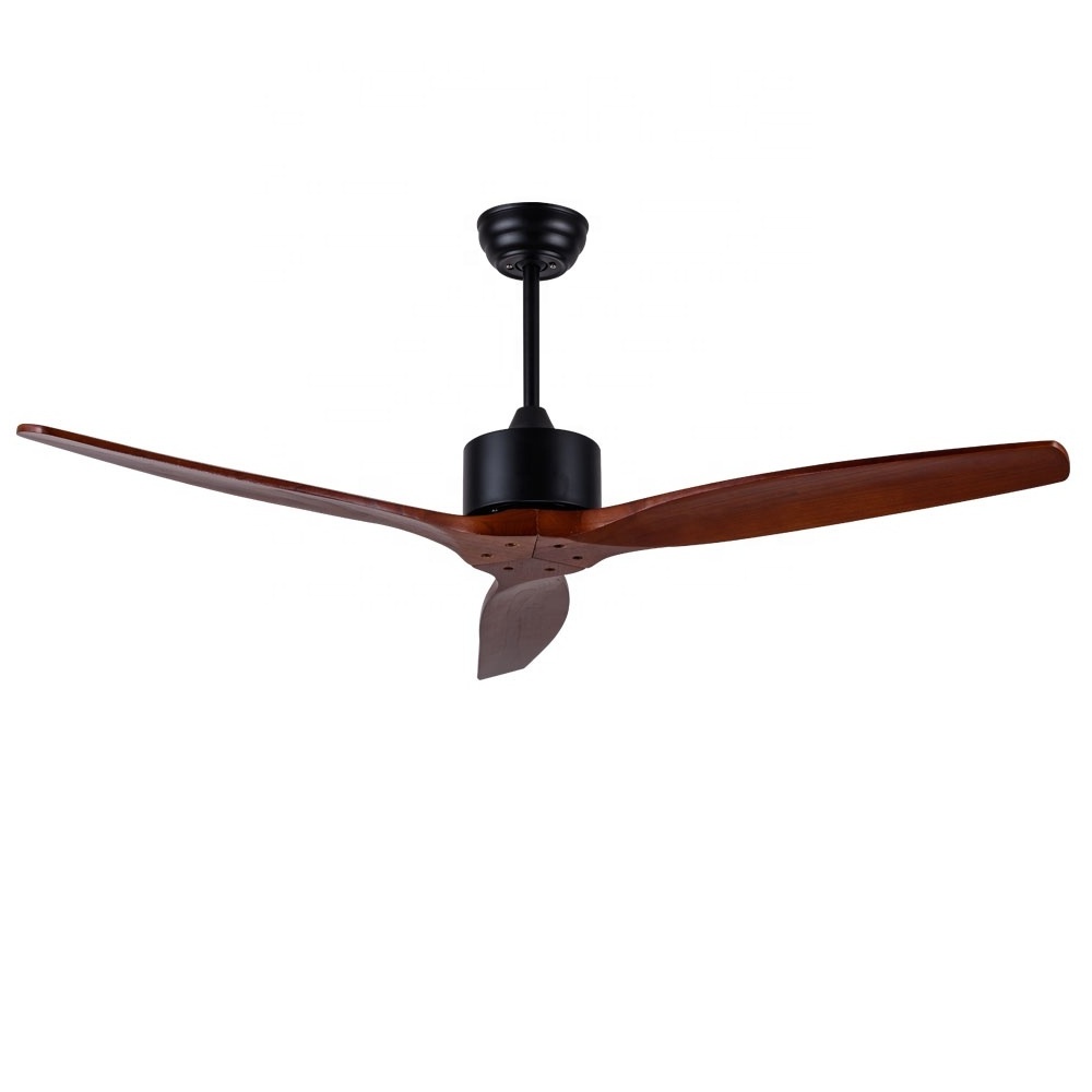 Good Quality 52 Inch Energy Saving Modern Design Easy Installation Remote Control Wooden Ceiling Fan