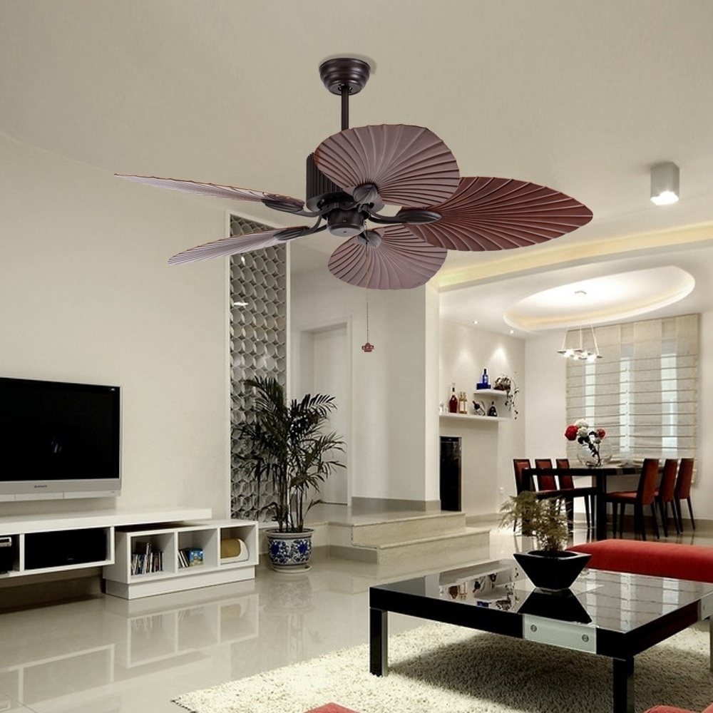 hot sale 48 inch 52 inch energy star 5 blades pull chain remote control orient Taiwan ceiling fan