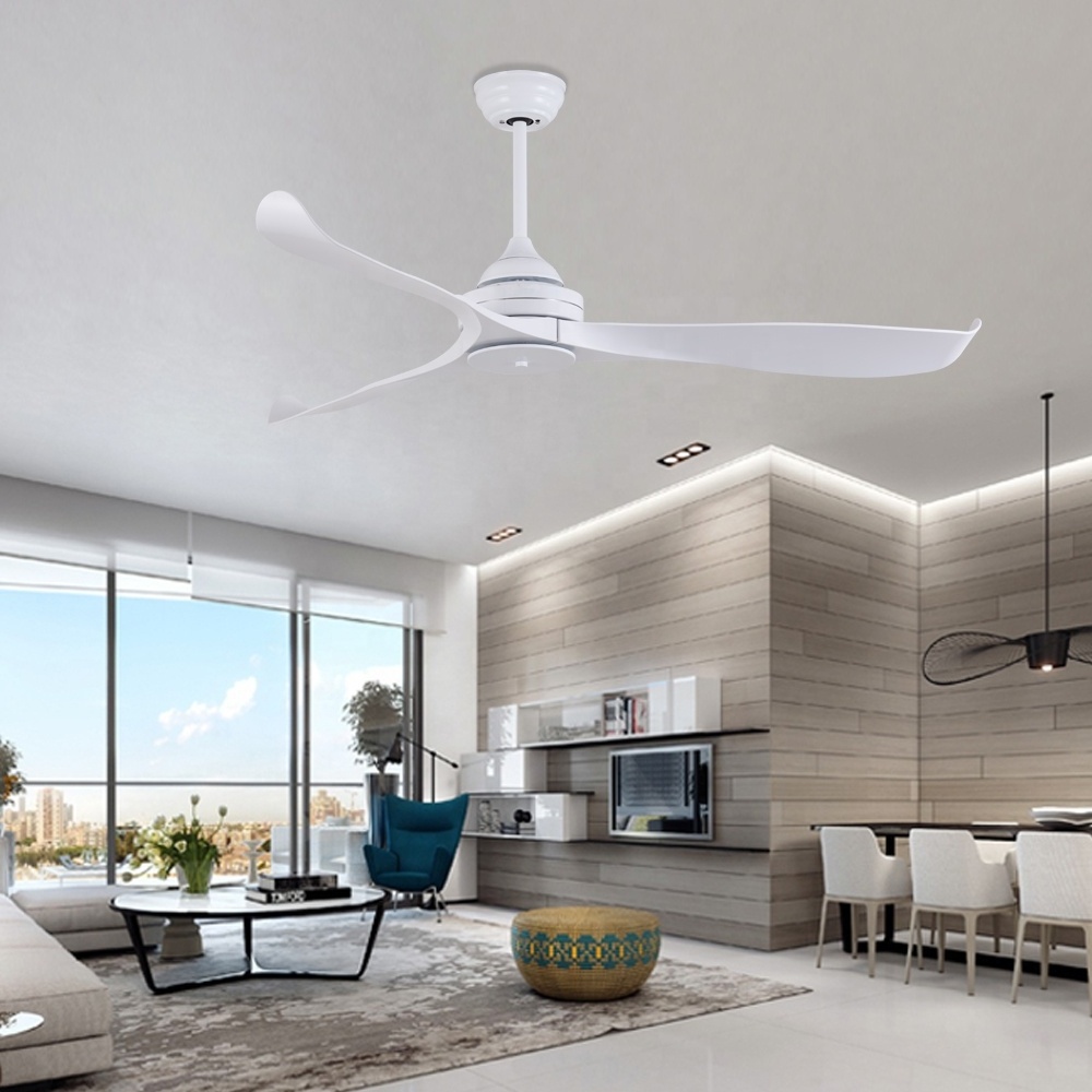 56 Inch Simple Style Modern Design High Efficient Ac Motor Industrial Fancy Ceiling Fan With Remote Control