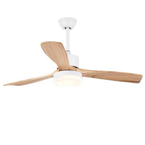 decorative lighting wood blade ceiling fan with lights Japanese type bamboo ceiling fans with LED light