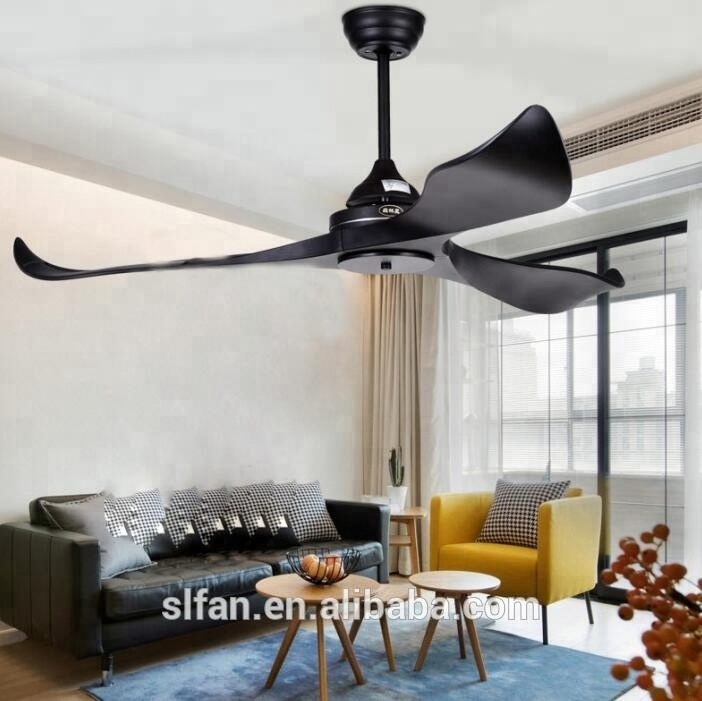 56 Inch Simple Style Modern Design High Efficient Ac Motor Industrial Fancy Ceiling Fan With Remote Control