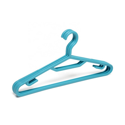 2021 Blue recyle slim PP /TPE plastic hangers non slip for clothes laundry