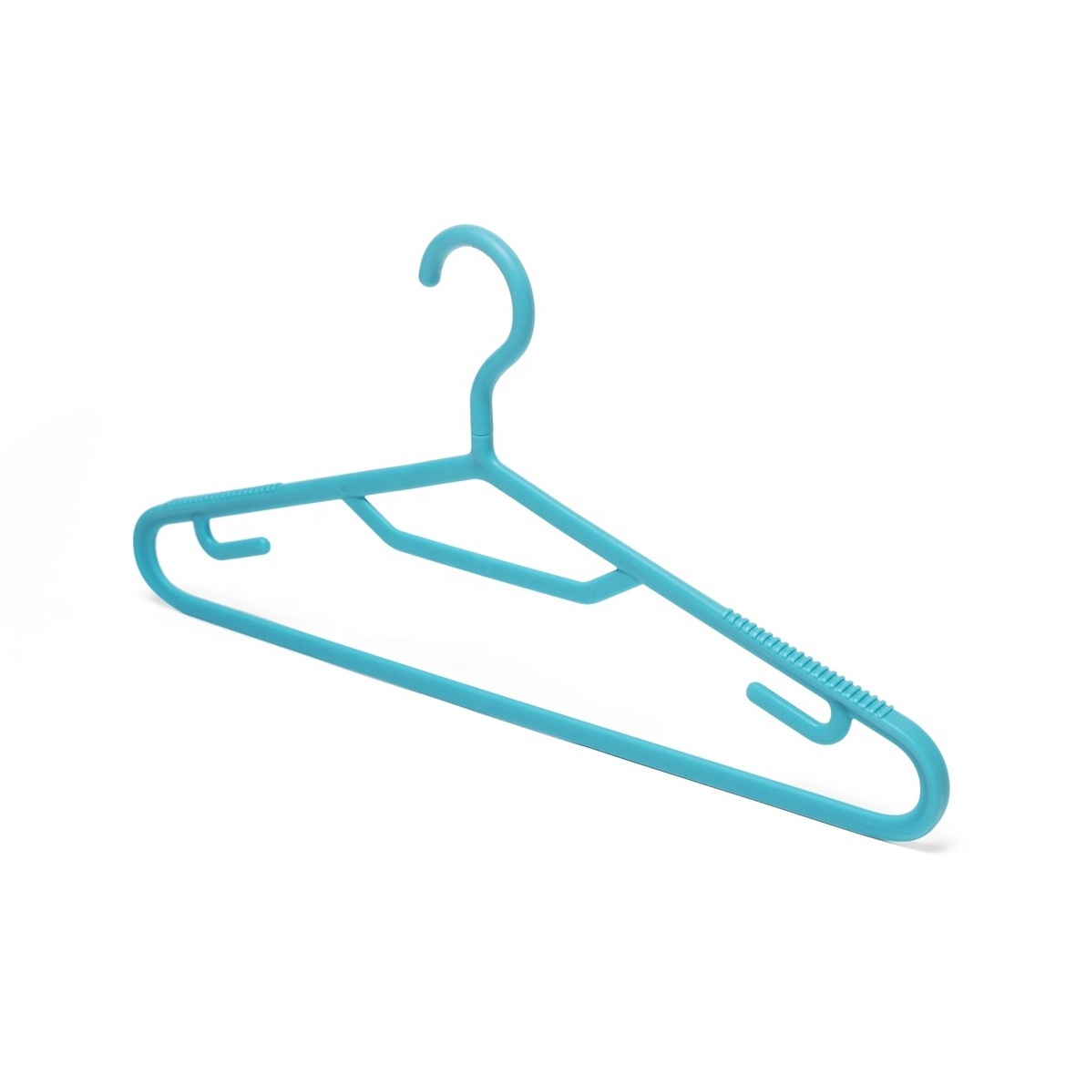 2021 Blue recyle slim PP /TPE plastic hangers non slip for clothes laundry