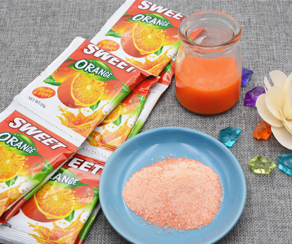 20g instant sweet pop drink Juice powder mango orange lemon fruity powder drink rich in vitamins