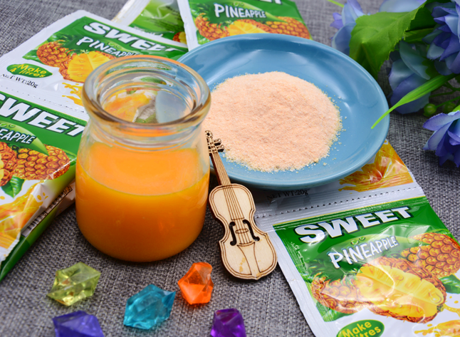 20g instant sweet pop drink Juice powder mango orange lemon fruity powder drink rich in vitamins