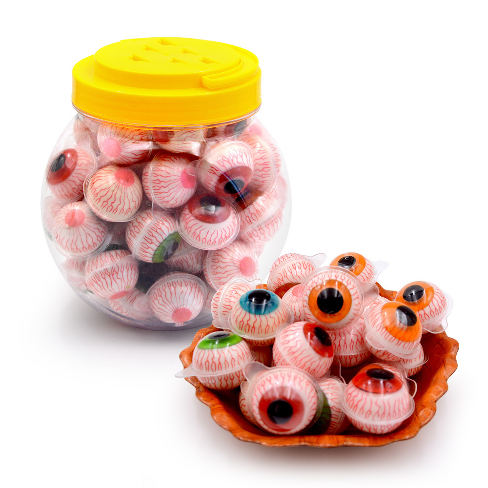 bonbons wholesale custom private label halal planet earth watermelon eyeball gummy candy and sweets