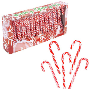 Wholesale Custom Sweet Colorful Peppermint Hard Cane Candy