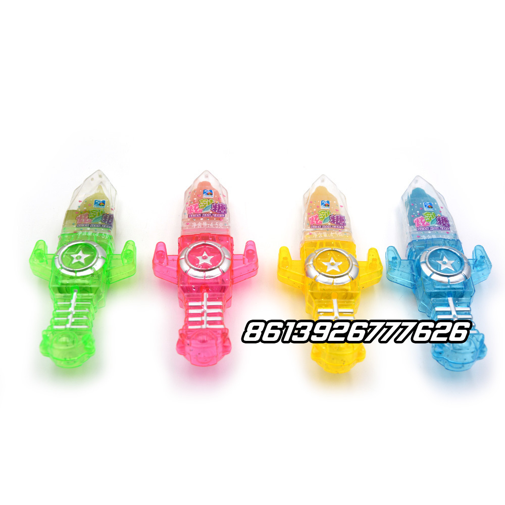 funny light sword shape sweet fruity hard candy