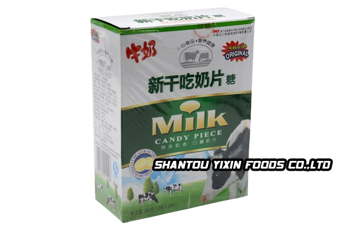 Wholesale Custom China Hard Dry Sweet Cow Milk Tablet Candy Tablet