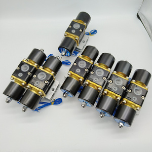 8PCS 250psi DC12V 160-4f 2W-2F Suspension Valves 1/2" NPT Port Electric Solenoid Brass Air Valve 4 Train Horn Fast Airride Ride