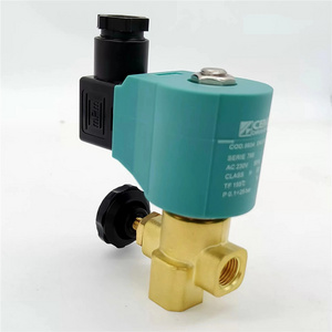 1/4" high temperature iron electrical CEME 6F DL-6C DL-6K AC220V DC24V valves RFS DL-6F ironing adjustable steam solenoid valve