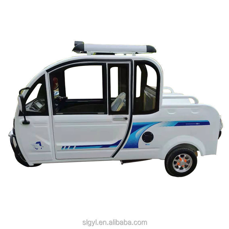 Vehicle And Traffic Fully Enclosed Small 800W Electric Three-wheel Pickup Truck Electric Tricycle