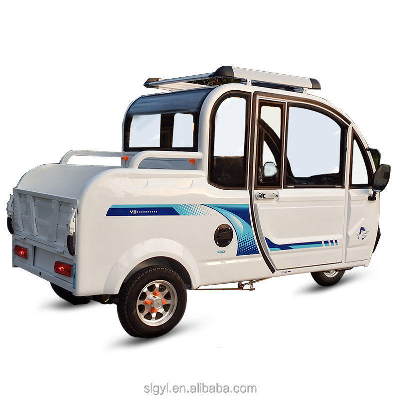 Vehicle And Traffic Fully Enclosed Small 800W Electric Three-wheel Pickup Truck Electric Tricycle