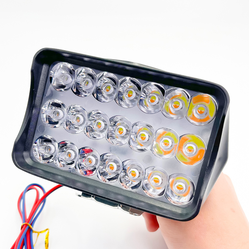 Plastic Multifunctional Motorcycle Lighting System Accessories Newly designed LED Paving headlights