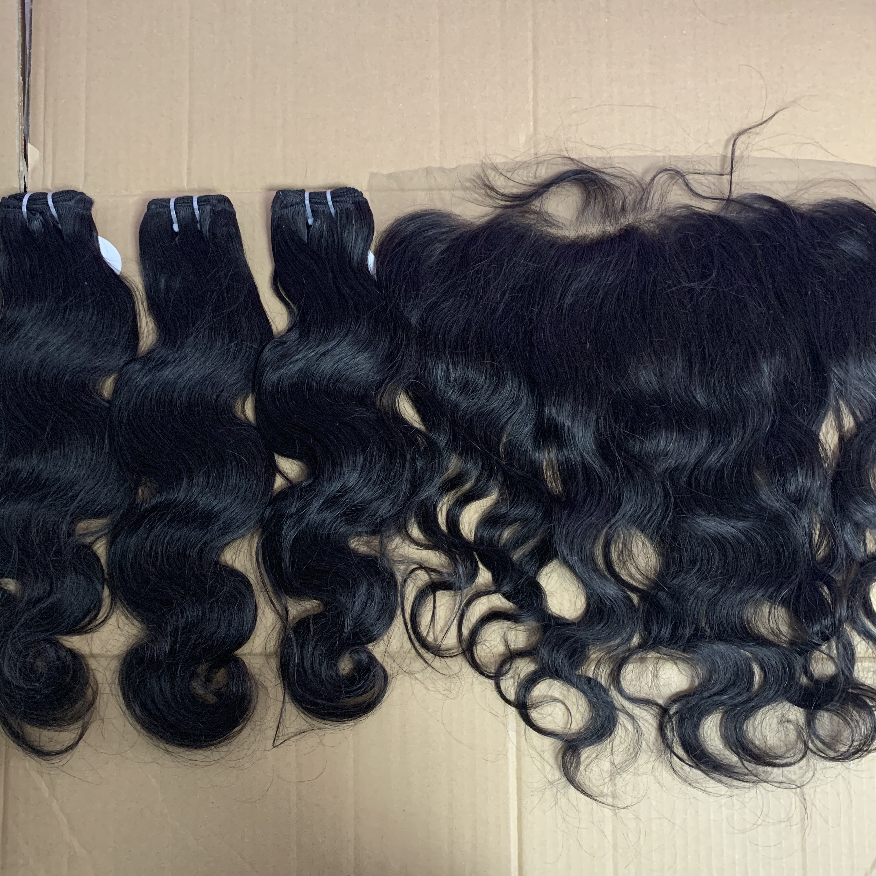 sexy lady bundle 100% human hair vendors frontal lace wig raw indian hair