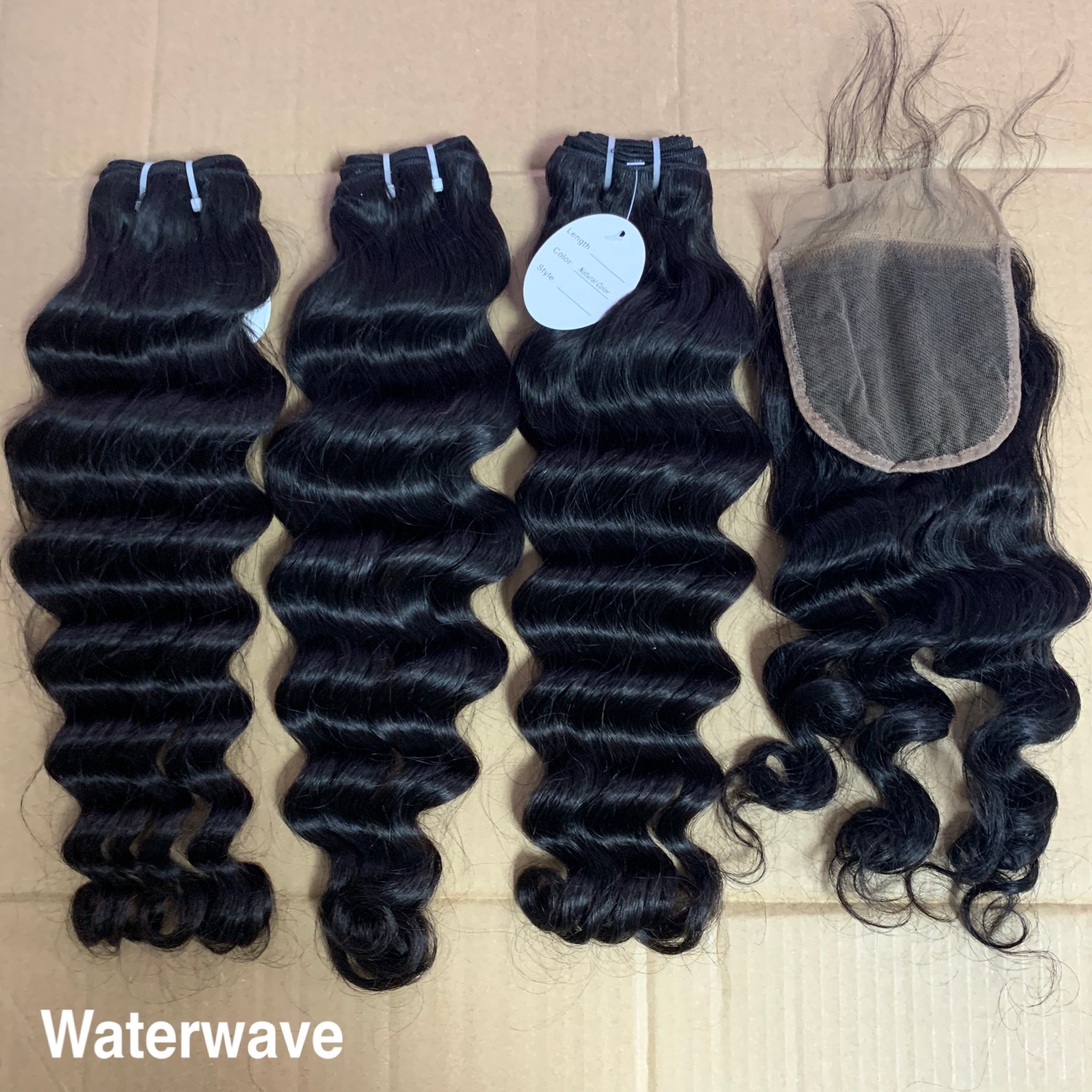 Best Selling custom color lace front wigs Human Hair Bundles With Lace Frontal Closure Indian Virgin Hair Straight