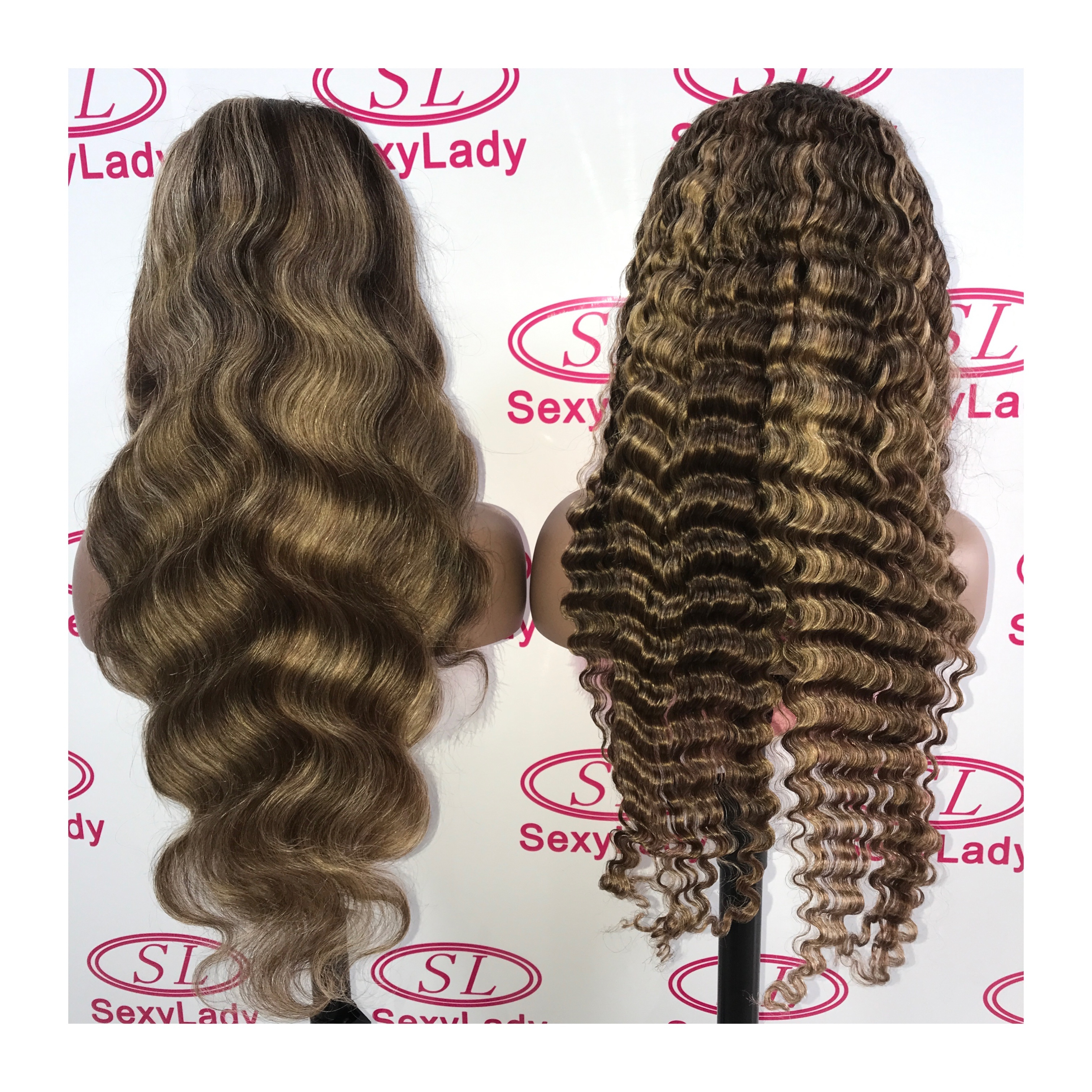 The Best Hair Vendors Body Wave Virgin Indian Hair 100 Unprocessed Raw Human Hair custom two tone pink color wigs