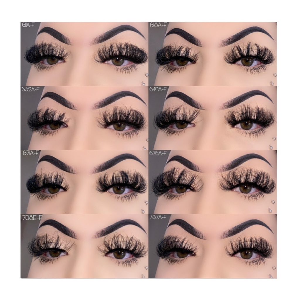 Wholesale 3d/4d/5d/6d/7d Mink Eyelash Custom Label 25mm Siberian dramatic fluffy faux eyelashes full strip cruelty free lashes