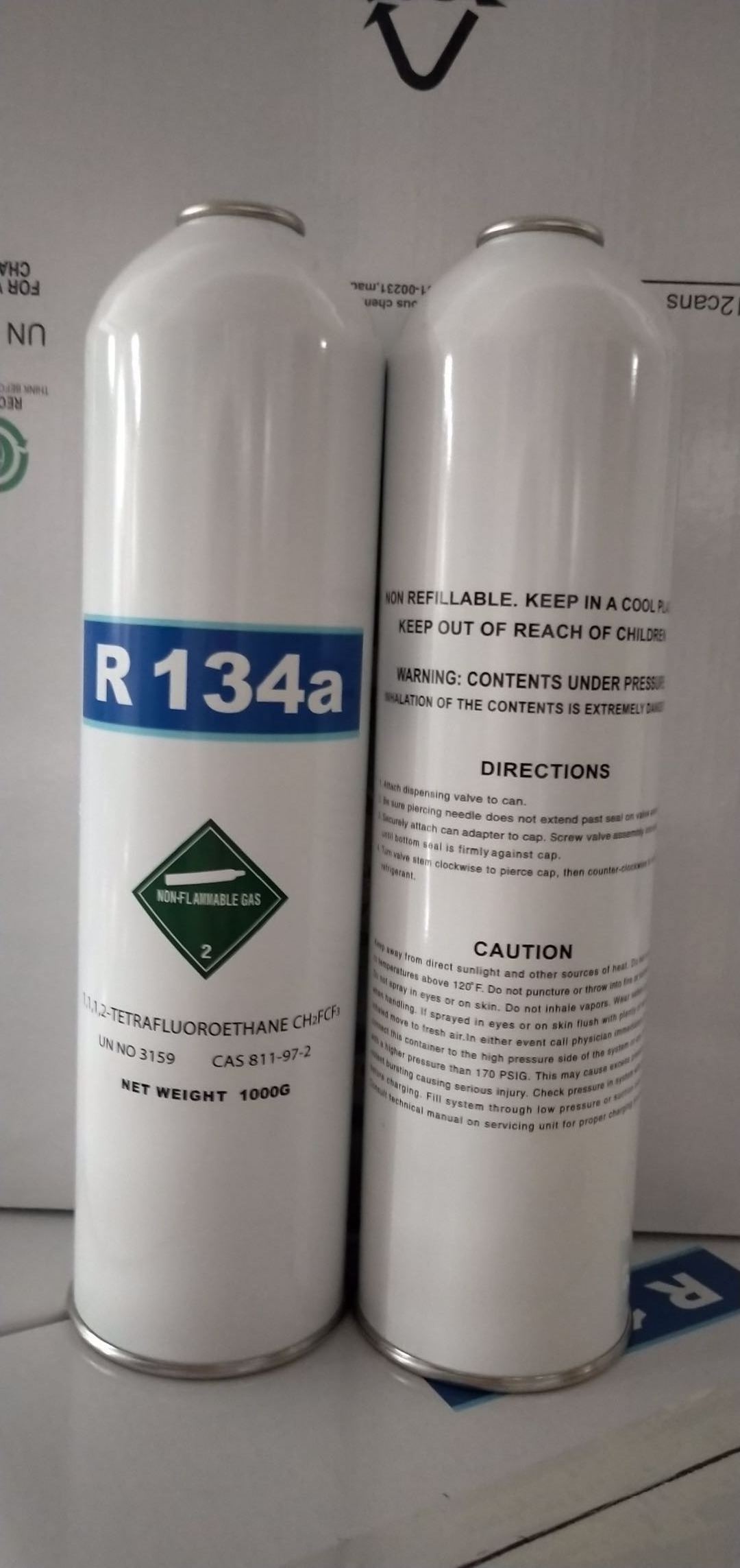 99.9% purity ozone friendly HFC refrigerant 30lb best cool gas r22 replacement r134a 13.6kg