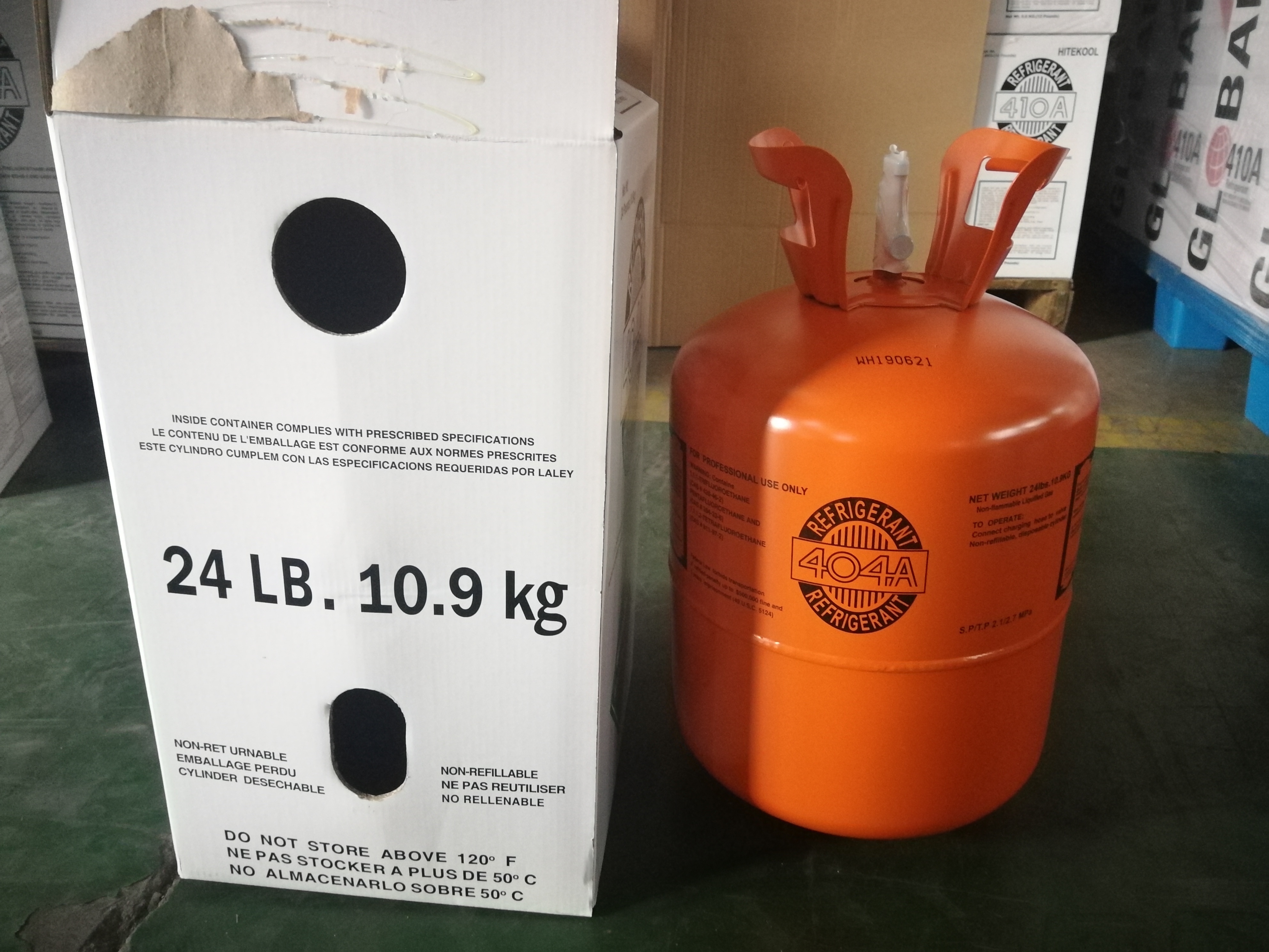 11.3kg HFC refrigerant gas R407C air conditioner gas  refrigerants