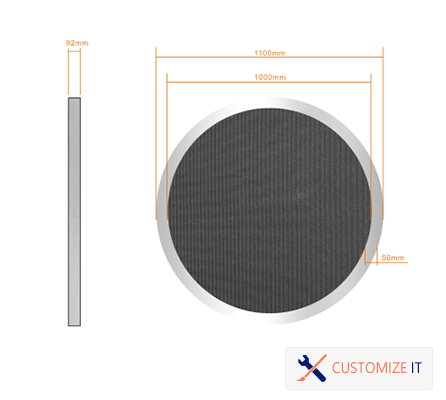 UHLED High-quality Indoor/Outdoor Round Screen LED Circle Display / Circular TV Screen