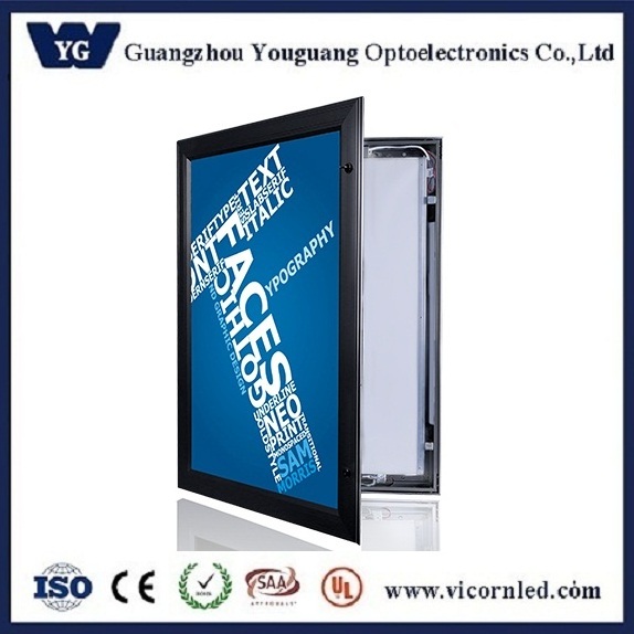 Aluminum Frame Lockable Light Box A0 High Brightness Advertising Poster Holder Outdoor Waterproof Bus shelter Advertising