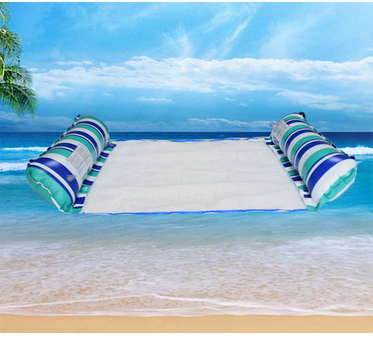 Water inflatable pool floating bed inflatable water park swimming float for adult Funny inflatable hammock in beach