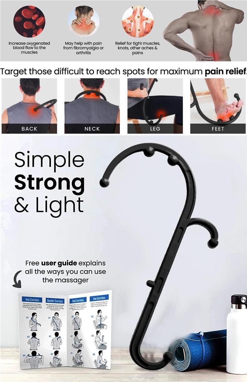 Hot selling Back and Neck Massager OEM logo Massage Hook