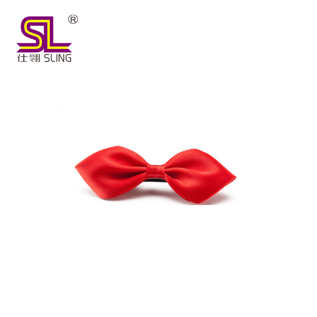 Red exquisite satin ribbon  bows for bottle decoration