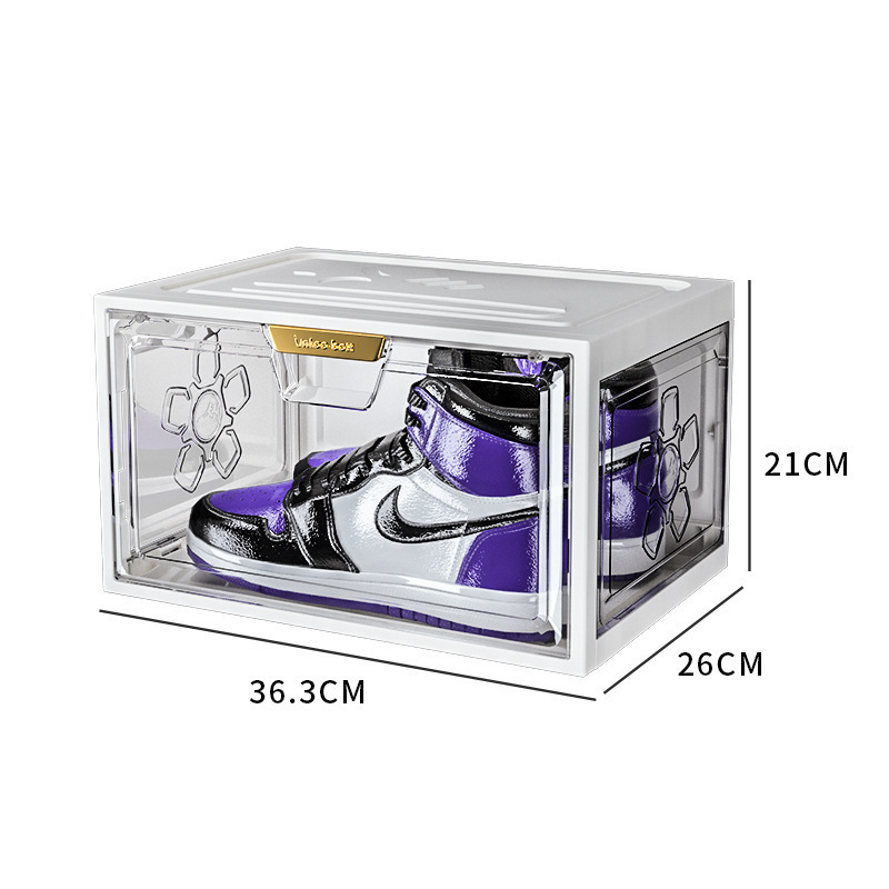 folding storage box shoes stackable magnetic shoe box storage stackable shoe box storage