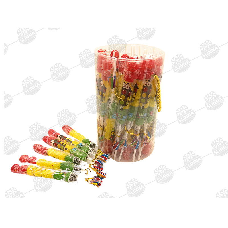 Hot Sell Traffic Light Fruity Jelly Ball Candy Traffic Light Lollipop Gummy Lollipop Soft Sweet Sugar Box Packaging Bulk Candy