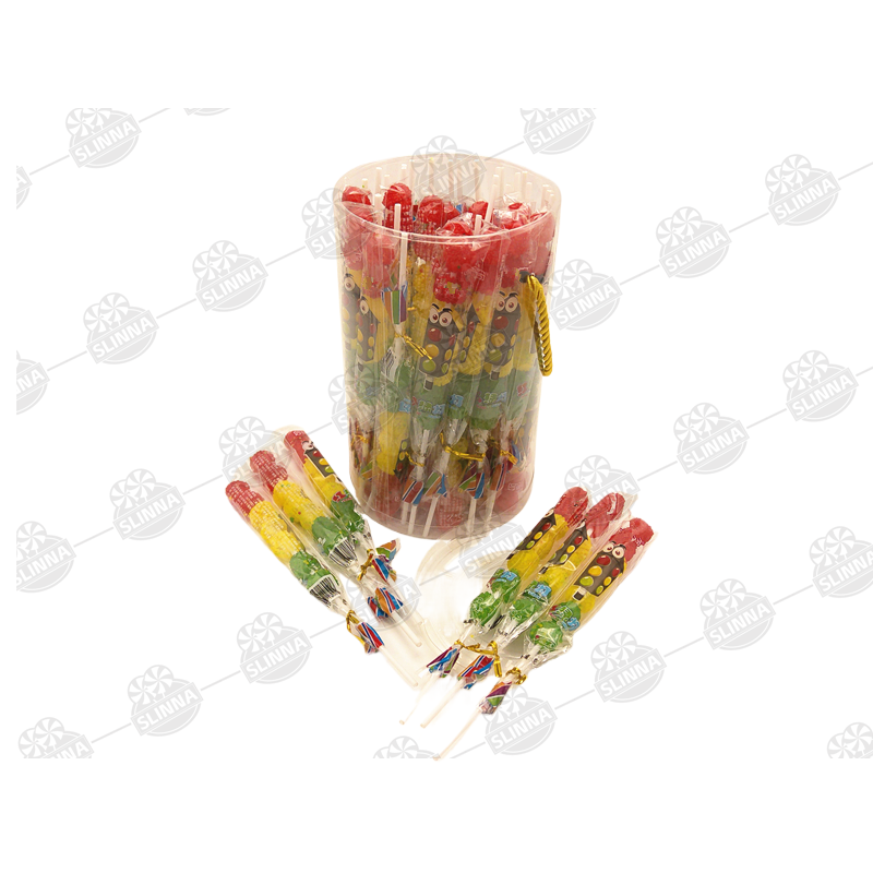 Hot Sell Traffic Light Fruity Jelly Ball Candy Traffic Light Lollipop Gummy Lollipop Soft Sweet Sugar Box Packaging Bulk Candy