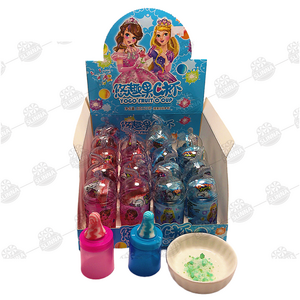 Sippy Cup Pacifiers Fruity Lollipop Baby Bottle with Sour Toy Candy Hard Popping Candy Box Packaging Sweet Fruit Flavored Accept