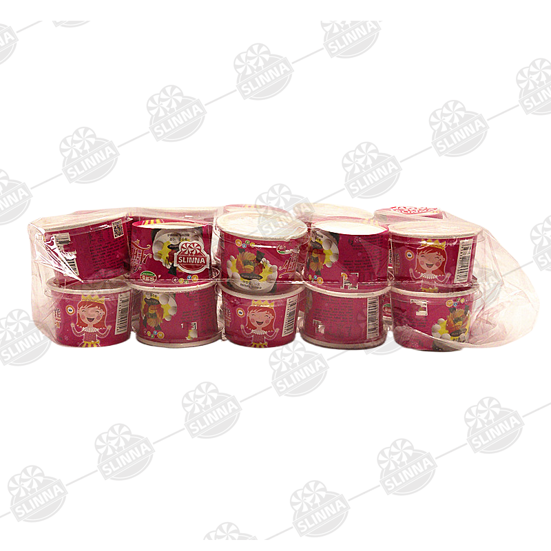 Hot sale Halal creative birthday cake shape Marshmallows Fruity lovely fudge candy cup colorful sweet cotton candy