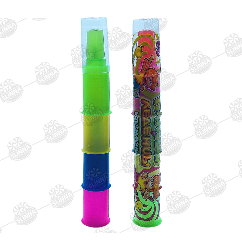 New design Finger lipstick toy candy fruity flavor hard candy toy cartoon shape fruit hard candy halal finger lollipop