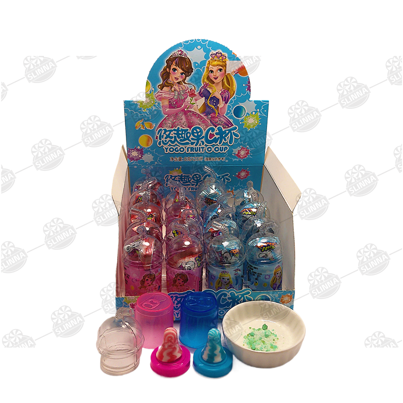 Sippy Cup Pacifiers Fruity Lollipop Baby Bottle with Sour Toy Candy Hard Popping Candy Box Packaging Sweet Fruit Flavored Accept