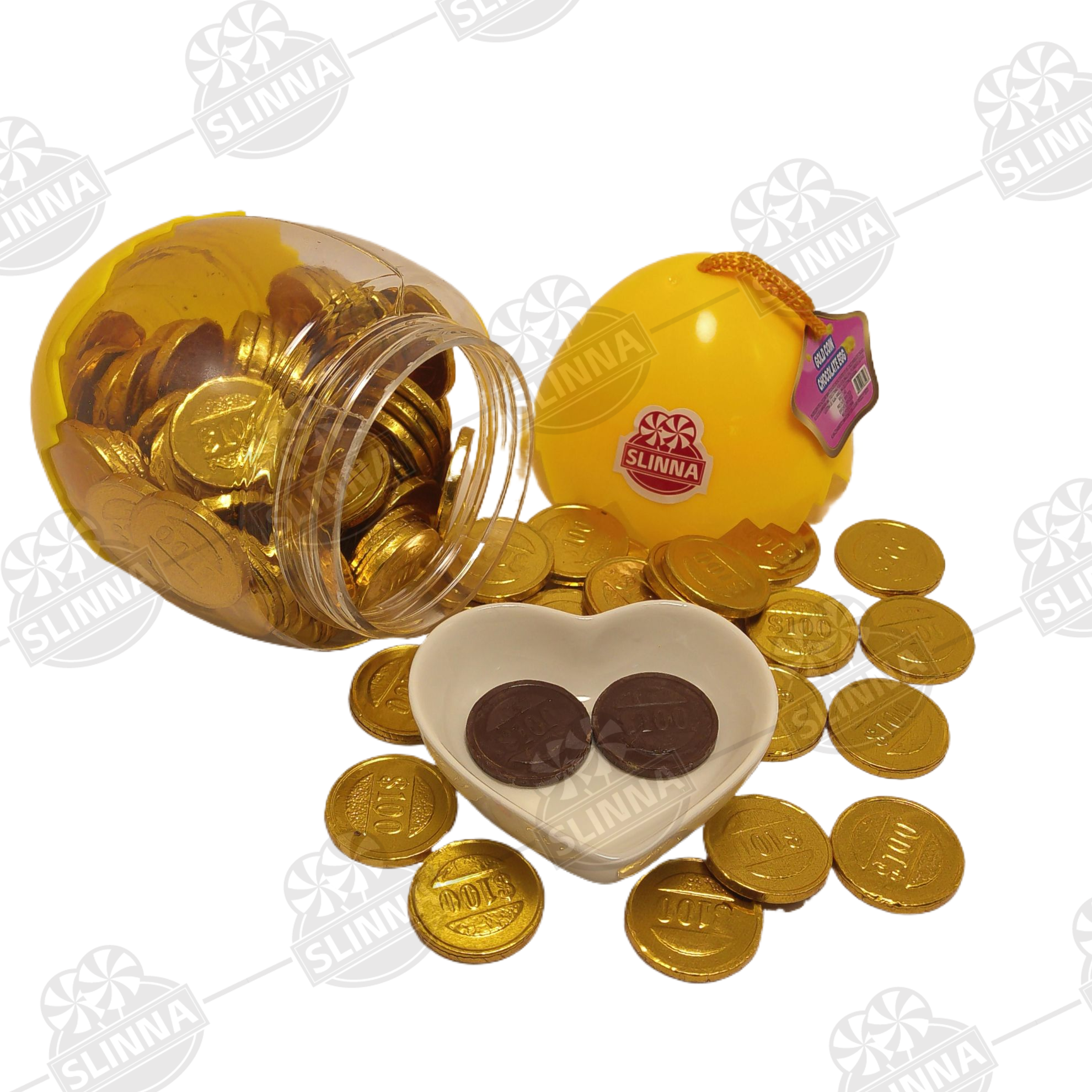 Exquisite Dark Chocolate Gold Coin Shaped Egg Bottle Heavy Variety of Canned Bottles Cocoa Butter Special Interested Buyers