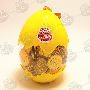 Exquisite Dark Chocolate Gold Coin Shaped Egg Bottle Heavy Variety of Canned Bottles Cocoa Butter Special Interested Buyers