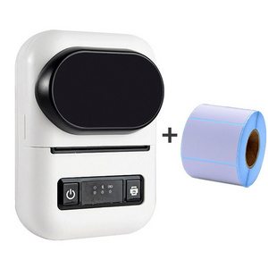 PT260 Portable Thermal Label Printer for Android iOS with Paper Roll Mini Pocket Wireless Sticker Label Tag Price Maker Machine