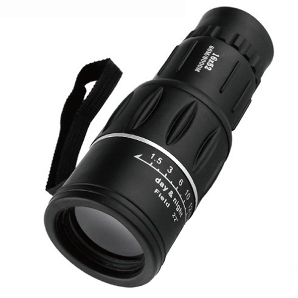 16X Green Planted 52mm Objective 22mm Eyepiece Portable Mini Telescope for Hunter Hiker