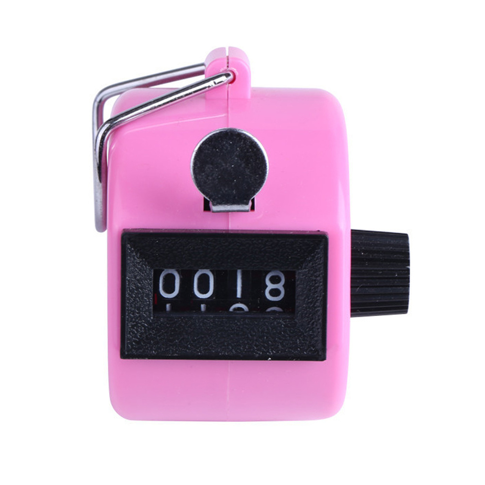 4 Digit Number Hand Held Tally Counter Golf Clicker Training Counter