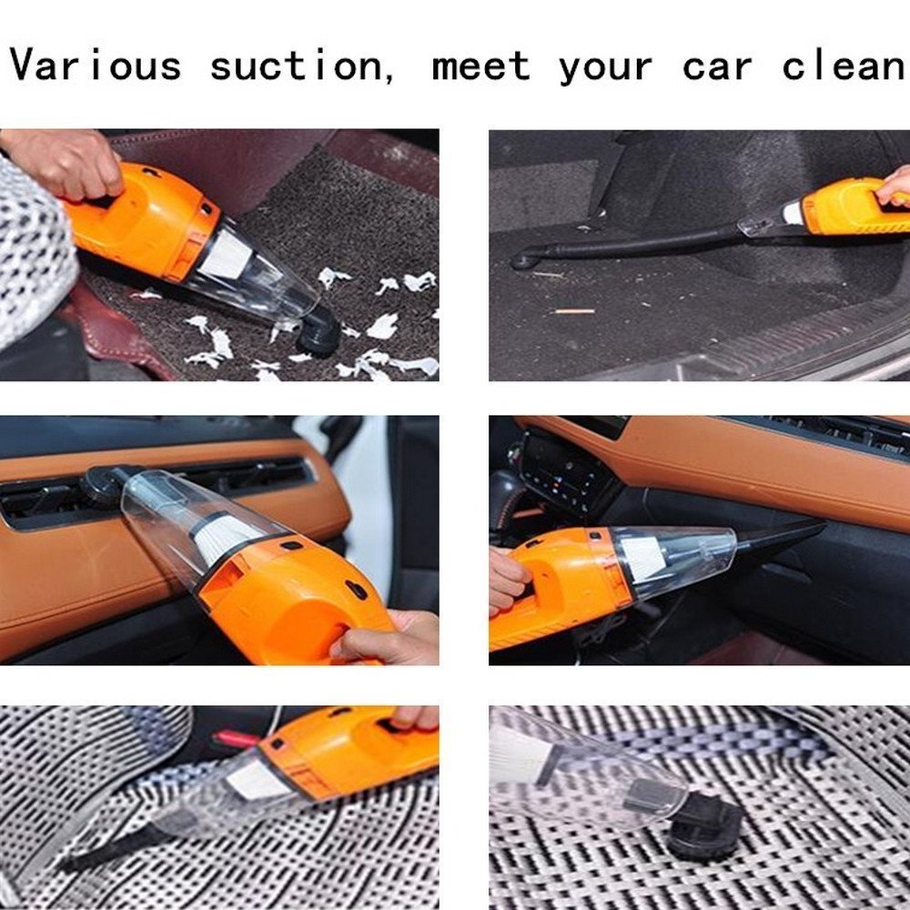 120W Portable DC 12V Wet Dry Hand Car Vacuum Cleaner