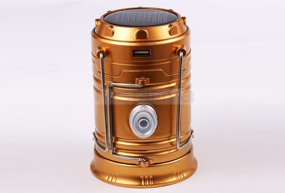 Super Bright Solar LED Rechargeable Camping Lantern For Hiking Travel Backpacking Camping