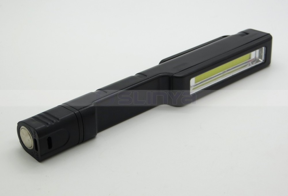 3*AAA 1.5W 160Lumens COB Battery Pocket Clip Pen Shape Work Light with Magnet