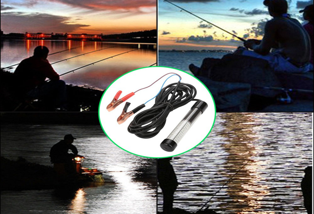 Night Fishing Light Bait Lures Lamp Underwater Fish Attraction LED Light