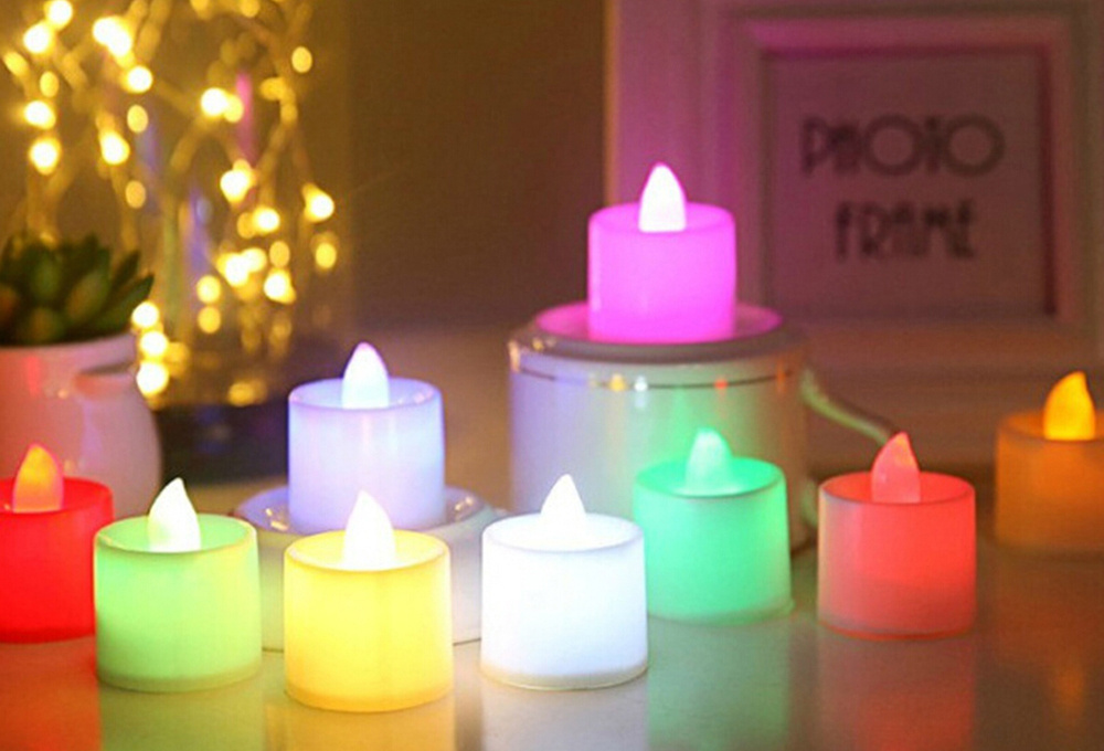 Flameless Led Candle Home Wedding Birthday Party Decor Tea Light